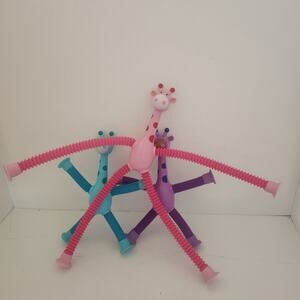 Lot of 3 telescopic suction giraffes15
